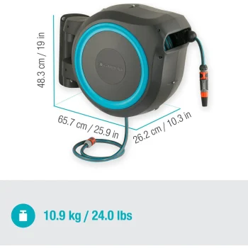 Sale Gardena Wand Slangenbox 25m Rollup M/L