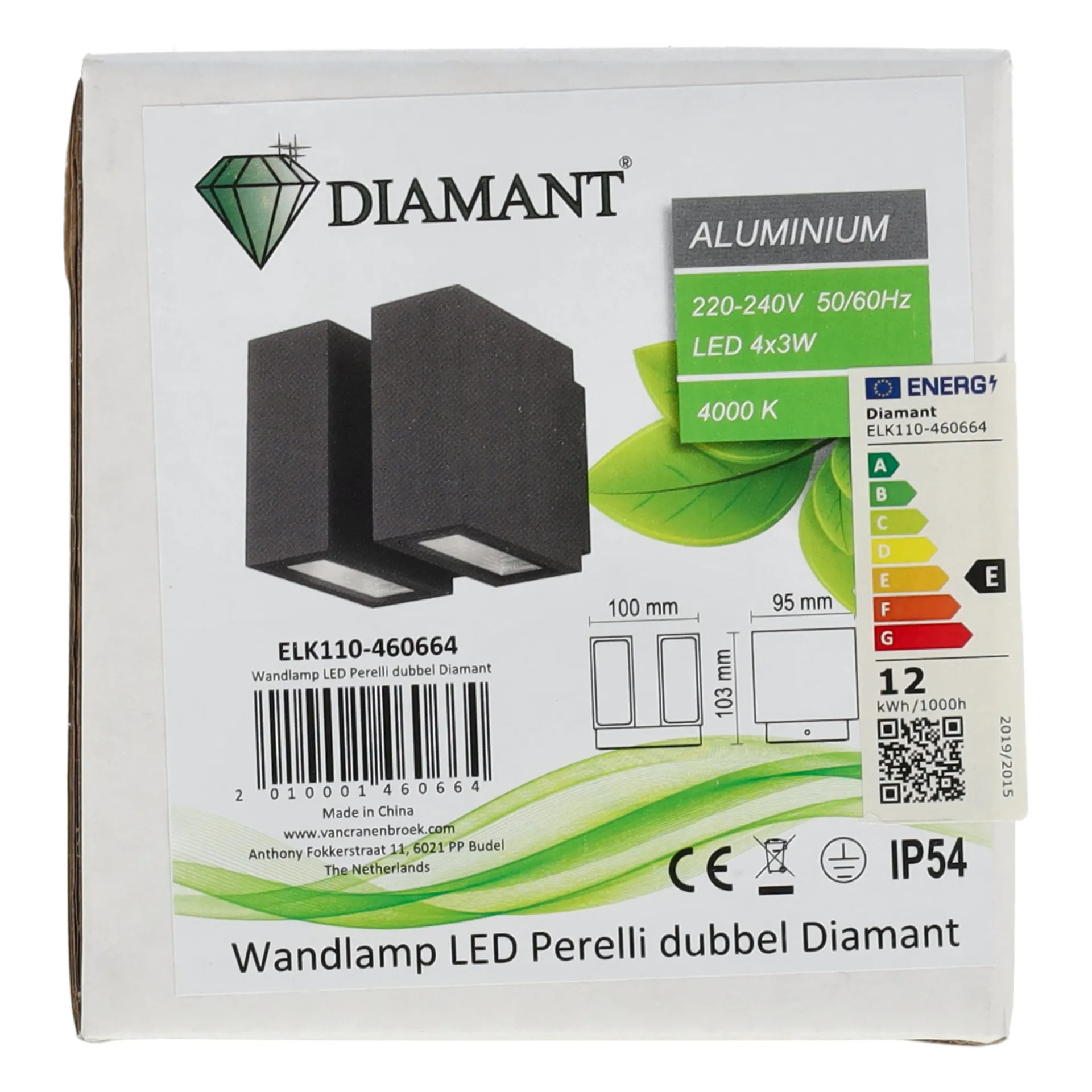 wandlamp-led-perelli-dubbel-di-etnhdhuO-1.webp Discount Diamant Wandlamp LED Perelli Dubbel