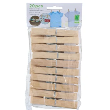 Fashion Lifetime Wasknijpers 20 Stuks Hout