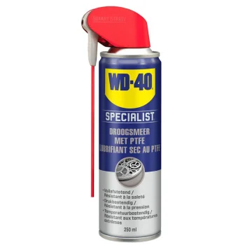 New WD-40 WD40 Spec 250ml Droogsmeer+PTFE