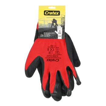 Fashion Cratex Werkhandschoen Grip Rood Mt8