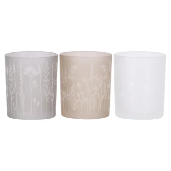 Sale Boltze Home Windlicht Graser 8 Cm 3 Assorti