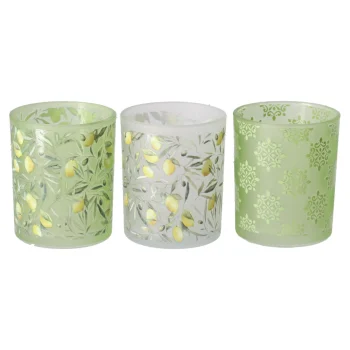 Best Boltze Home Windlicht Zitronella 10 Cm 3 Assorti