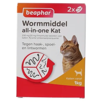 Clearance Beaphar Wormmiddel All-in-one Kat