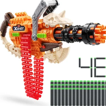 Hot Zuru X-shot Horrorfire Dreadhammer Met 48darts