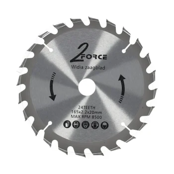 New 2-Force Zaagblad Ø165 Mm 20as 24T