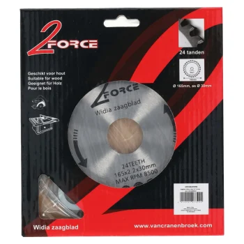 Outlet 2-Force Zaagblad Ø165 Mm 30as 24T
