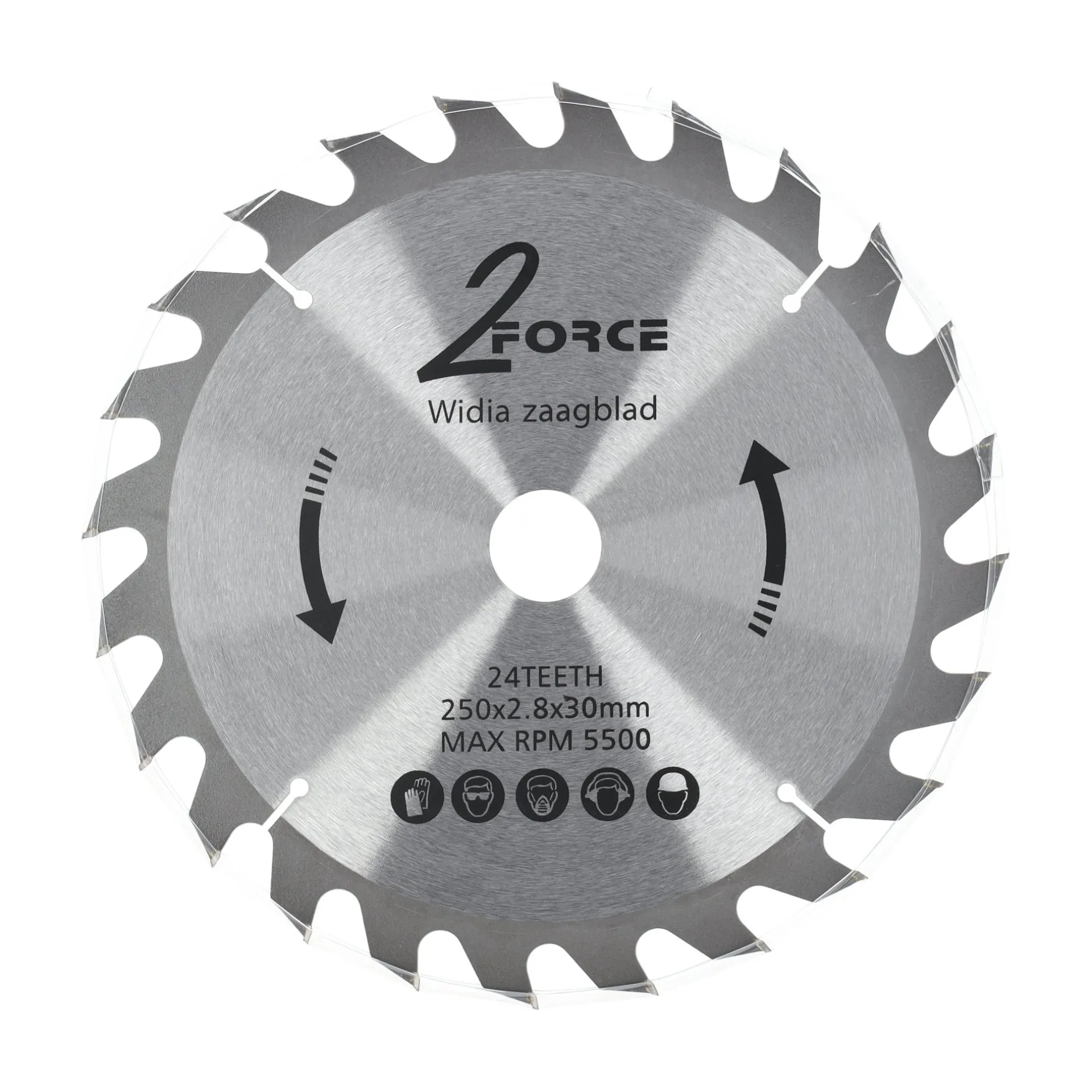 zaagblad-250-mm-30as-24t-2-for-APIMKYUE-0.webp New 2-Force Zaagblad Ø250 Mm 30as 24T