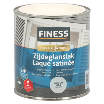 Sale Finess Zijdeglans Crème Wit 14204 750ml