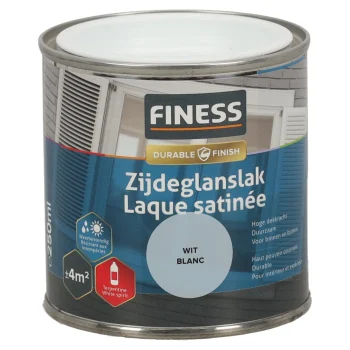 Clearance Finess Zijdeglans Wit 1410 250ml